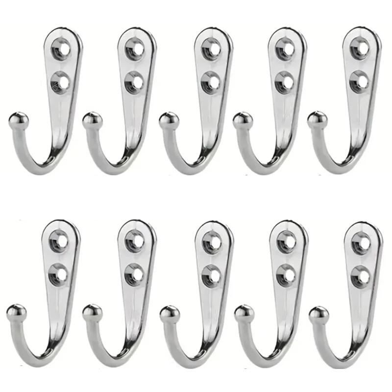 10 Stück Retro Wandhaken Kleiderbügel Tür Wandmontiert Mantel mit Schrauben Saugkraft Schwerlastregal für Küchen- Badezimmerzubehör