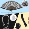 1920S Flapper Set Roaring 1920S Costume Accessories For Women  Flapper