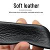 Buckle-Free Leather Belt for Men - Genuine Leather, Automatic Buckle, Versatile Lychee Grain Cowhide.