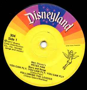 

7inch Record UNKNOWN ARTIST - Walt Disney s Story Of Peter Pan & 304 Disneyland 1977 US Pop Used