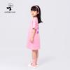 Summer Korean Style Girls' Fashion Printed Breathable Dress with Long/Short Sleeves