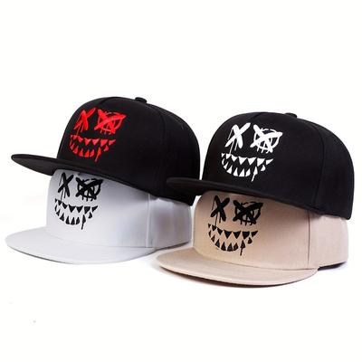 Hip Hop Herrenhüte Baseballmütze mit personalisierter Stickerei, verstellbare Snapback-Kappe aus Baumwolle, Frühlings- und Sommerhut für draußen, Freizeithüte