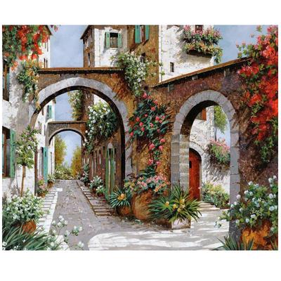 Pittura diamante Paesaggio Pittura diamante 5D Kit ricamo trapano completo Pittura diamante a tutto tondo