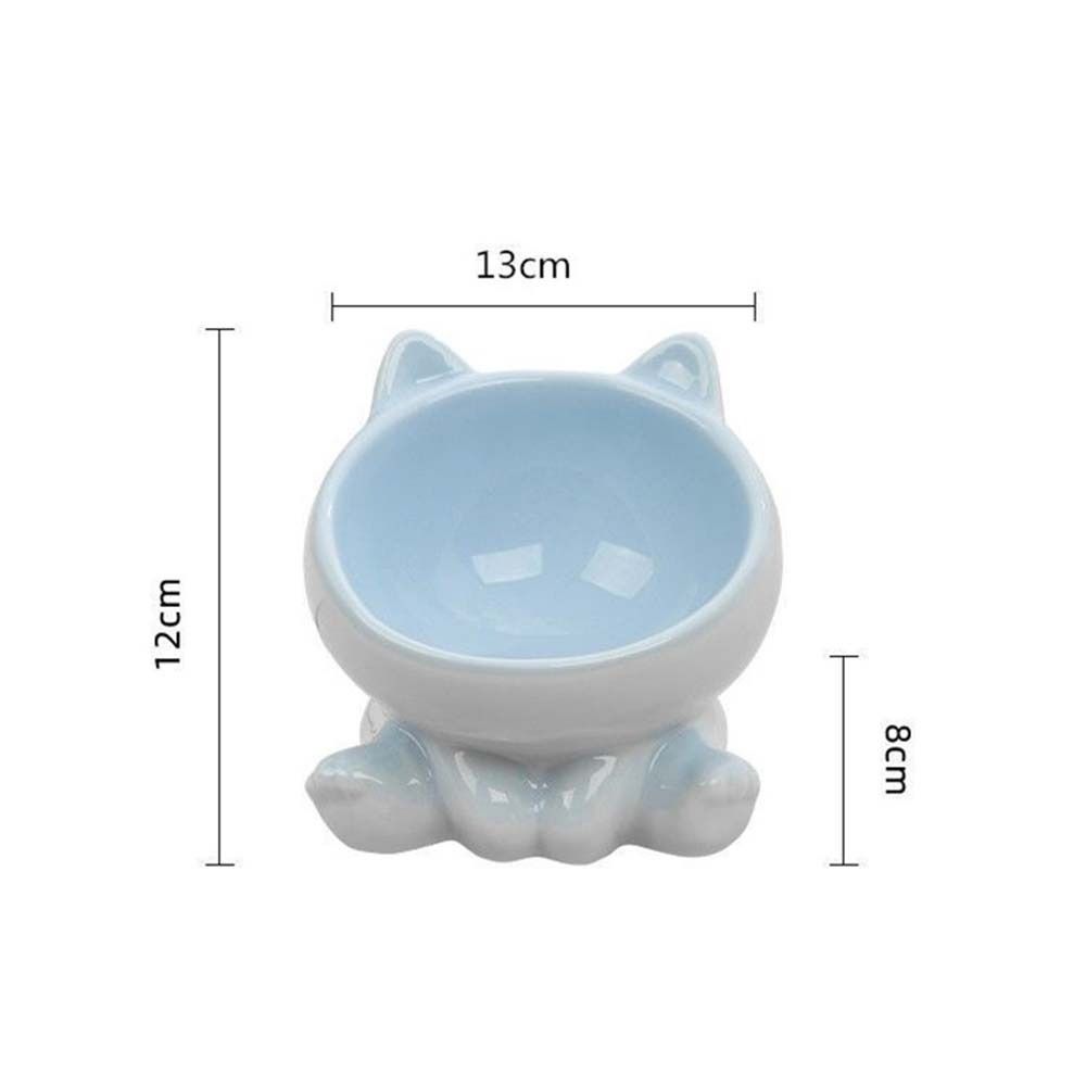 Cat Feeder Supplies Puppy Kitten Cat Food Bowl Water Feeder Container Pet Feeding Bowl Pet Supplies