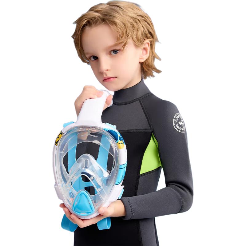 WATERTIME Kids Full Face Snorkel Mask
