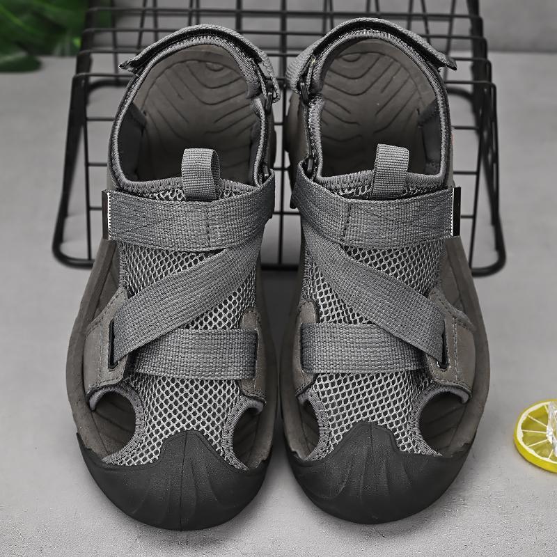 Fashion Summer Men Sandals Mens Casual Shoes Breathable Outdoor Sandals for Men Beach Shoes Slippers Fashion Roman Shoes Size 46