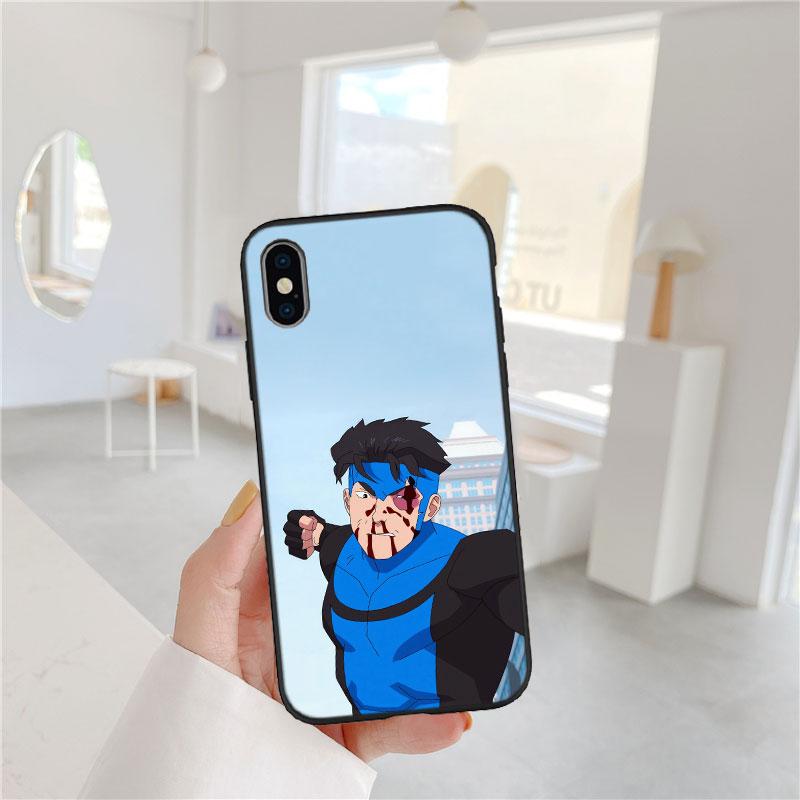 

CJ67 I-Invincibles Soft Shell Phone Case for iPhone SE X XS XR 11 16E 17 Pro Max Air 8 7 6 6s Plus iPhone 16e