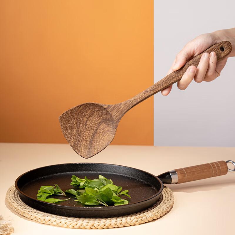 Jinpai Wenge Wood Non-Stick Wok Spatula