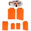 Soft   Clip Plastic Cartridge Magazine Toy   (5   Transparent Orange)
