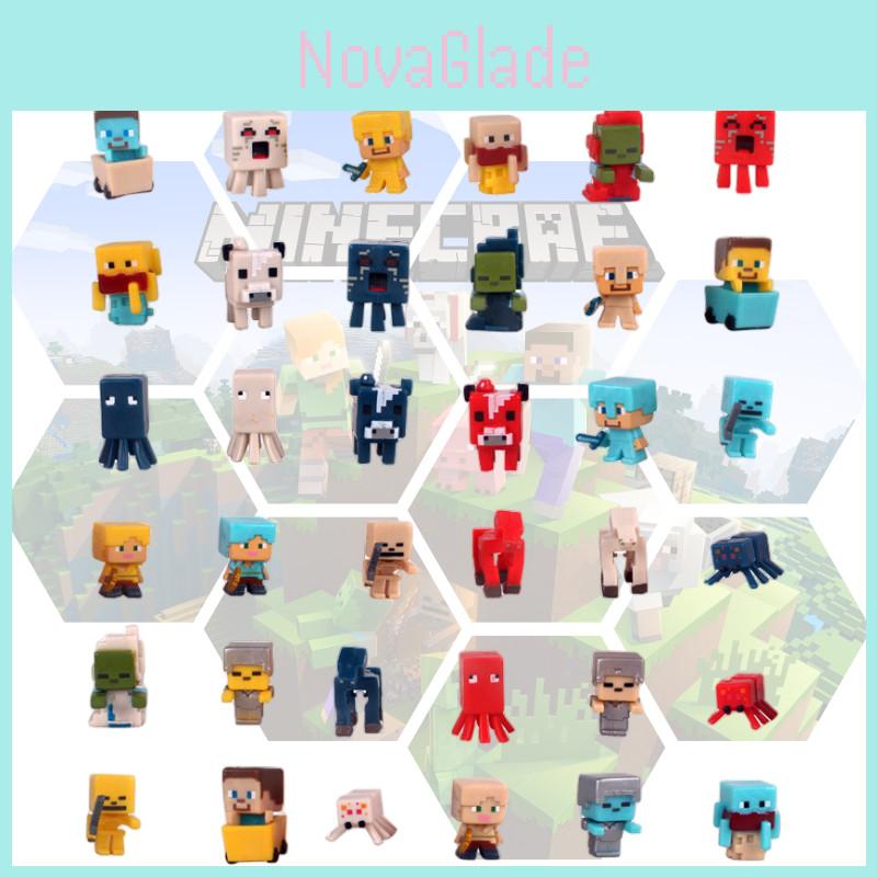 Minecraft Toy Building Blocks Collection Creeper And Ender Dragon Figurines