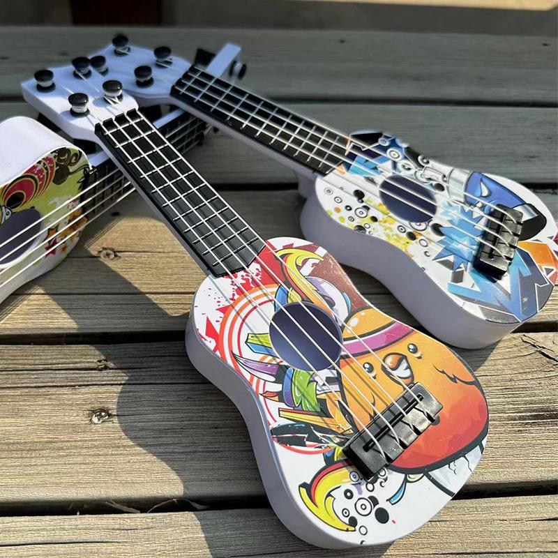1Pc 4 String Mini Guitarra Musical Gifts Instruments Early Education Toys For Beginners Kids Children 21 Inch Ukulele
