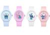 Stitch Kinderuhr Mädchen Silikonarmband Rund Quarz Kinderuhr Jungen Schüleruhr Geschenk