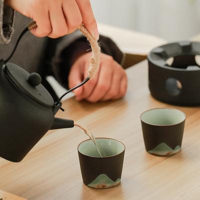 Kreative Yuanshan Grobkeramik Teetasse Meistertasse Keramik Teetasse Kreativ Handgefertigt Zen Retro Kung Fu Einzelne Kleine Tasse Schale