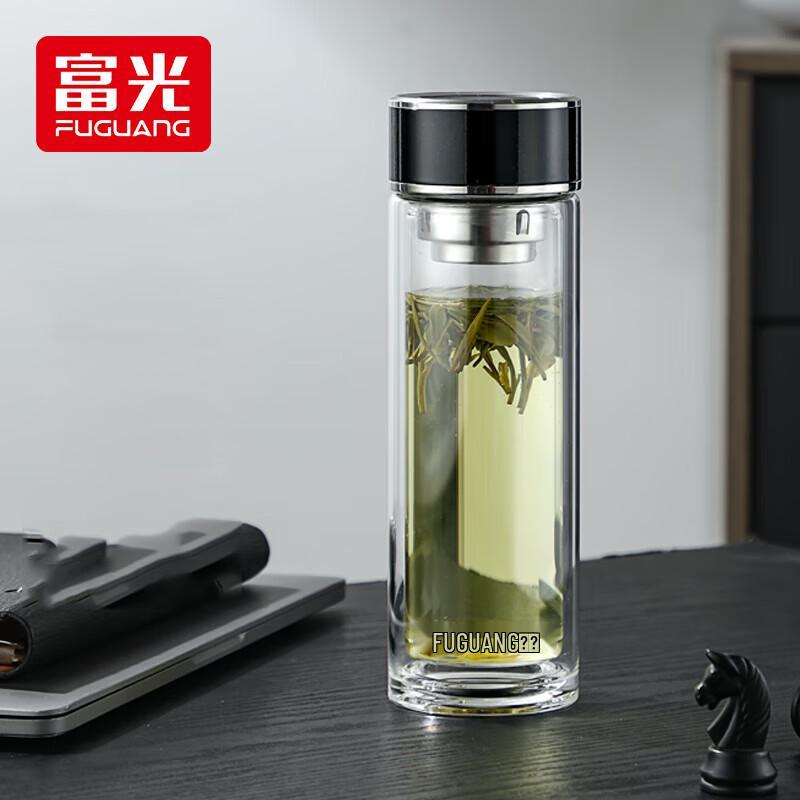 Fuguang Mingyi Double-Wall Glass Water Bottle
