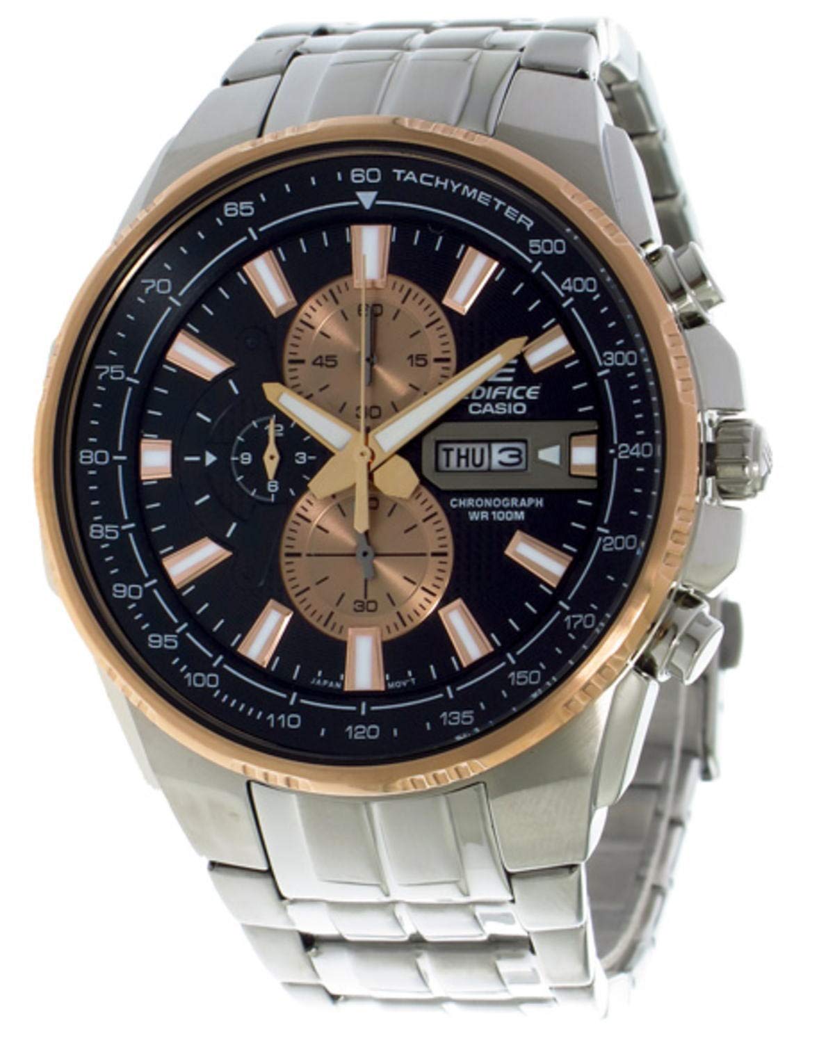 

Casio EDIFICE Chrono Quartz Men s Watch EFR549D1B9 Black