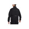 Jordan FW22 Logo Decal Zip Cardigan with Stand Collar Jacket Men Outerwear Black DQ8060-010