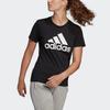 Adidas Sporty Grid Logo Print Short Sleeve T-Shirt Women Tops Black GL0722