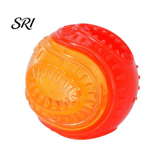 Puppy Teething Toy Dog Food Leakage Chew Ball Bite Resistant Pet Treat Dispensing Squeaky Interactive Boredom Enrichment Safe