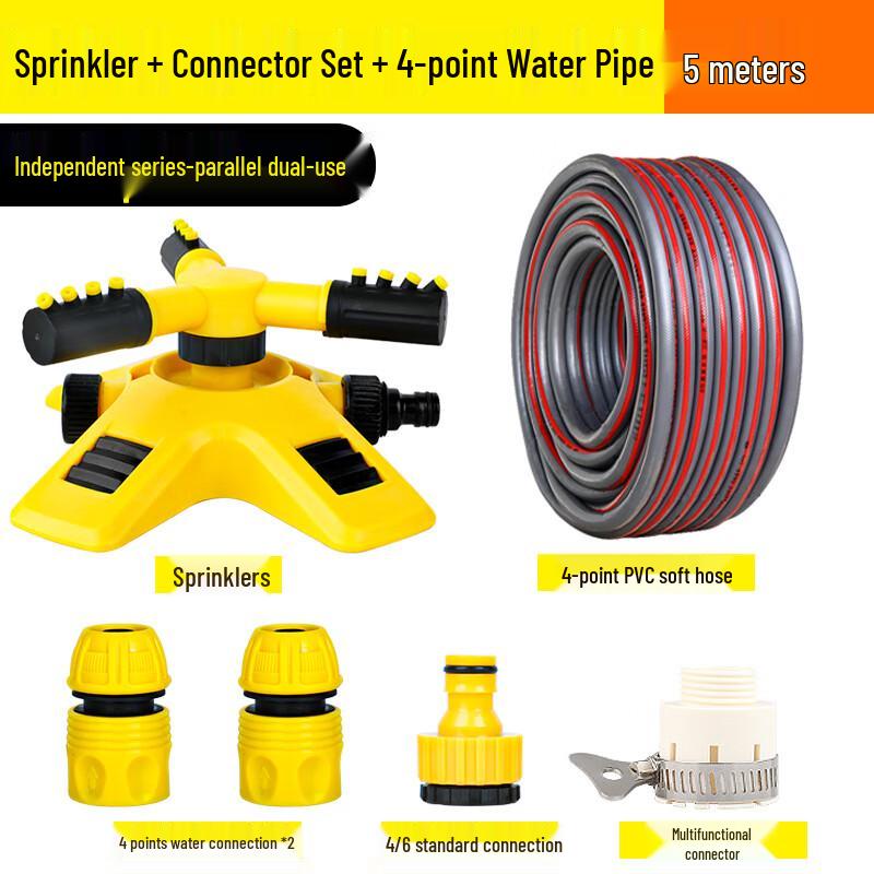 Automatic Rotating Garden Sprinkler Kit