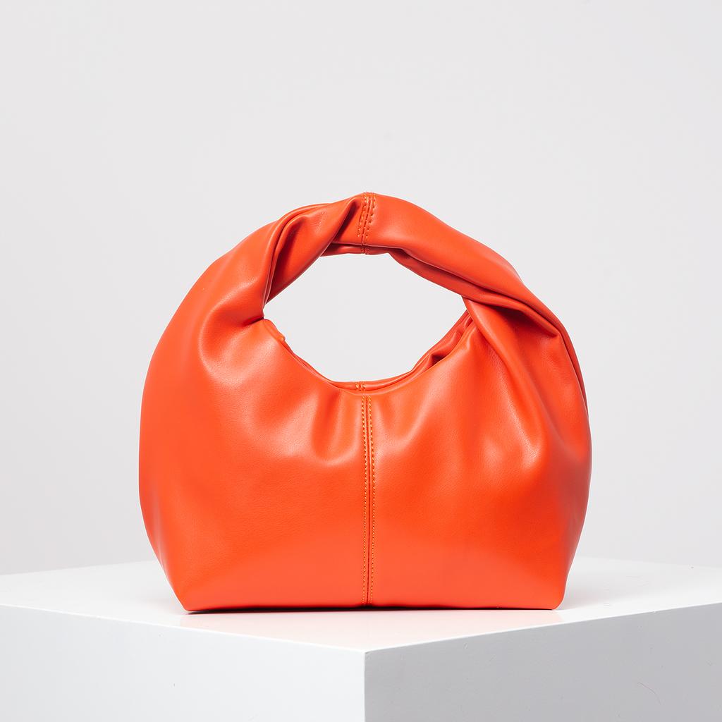 Stylish Twist Square Bag Solid Color Top Clutch Bag Simple And Versatile Commut Premium Durable Quality Useful