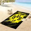 Custom Borussia Dortmund Print Beach Towel, Large Soft Quick Dry Towel for Beach Camping Swimming