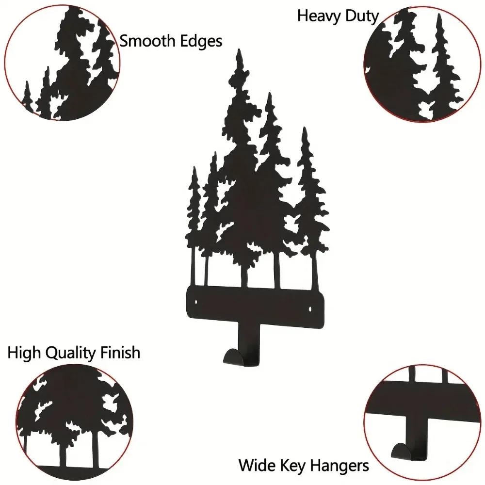 Schlüsselhaken aus Metall in Form einer kreativen Silhouette, vielseitig einsetzbar für Kleidung, Taschen und Schlüssel. Schmücken Sie Ihr Zimmer und Ihr Zuhause für den Winter und Weihnachten