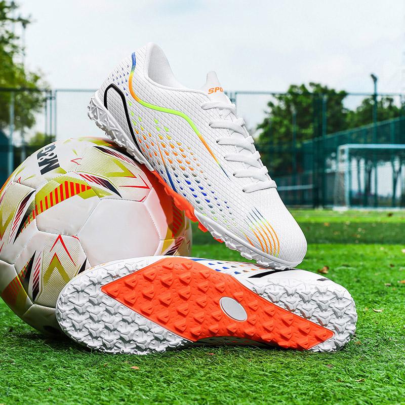 Unisex 32-46 Mens Football Shoes Training Artificial Captain Football Shoes for Kids