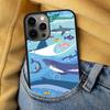 Shark Ocean Fish Soft Phone Case for iPhone 17 Air 16e Pro Max 15 Pro 13 14 Plus 11 12 MagSafe Magnetic Coque