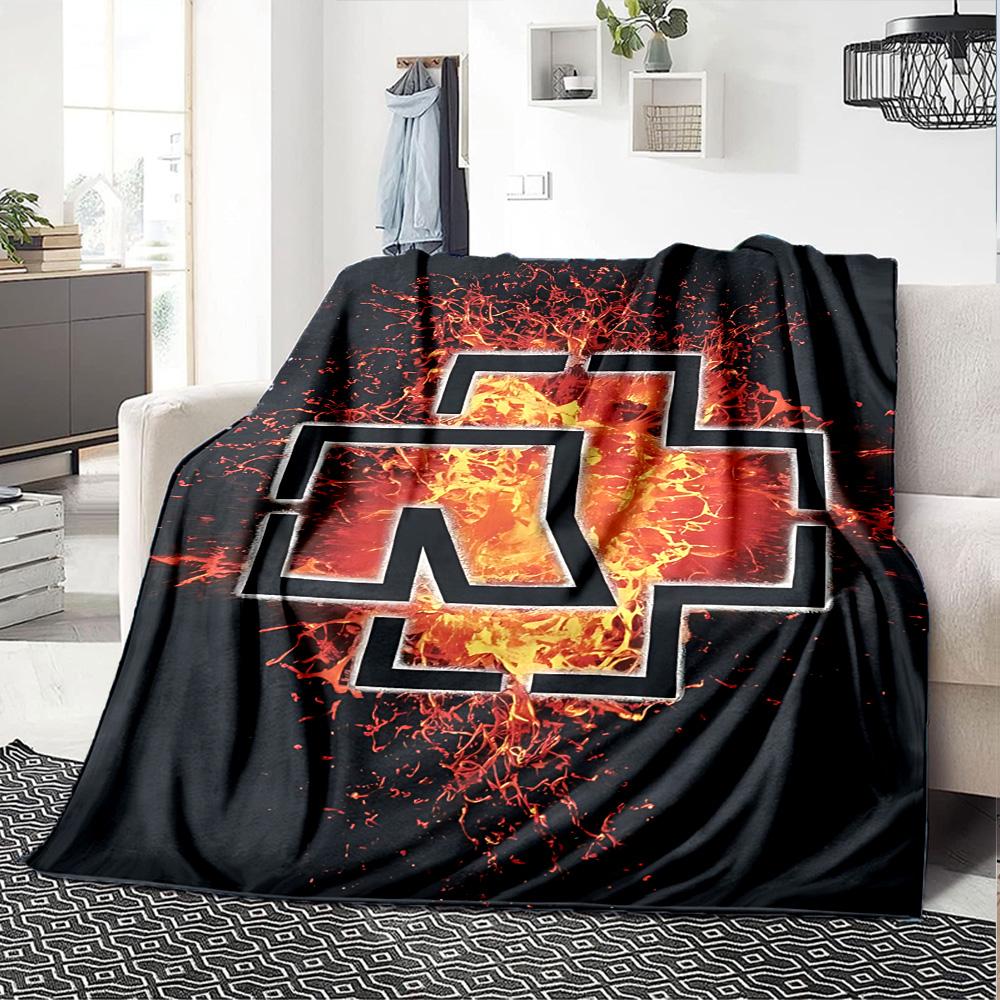 1 Stück Rammstein Musikvideo Teaser Flanelldecke für Super Weiche Niedliche Komfortdecke für Reisebettwäsche Couch Sofa Decke Y7302