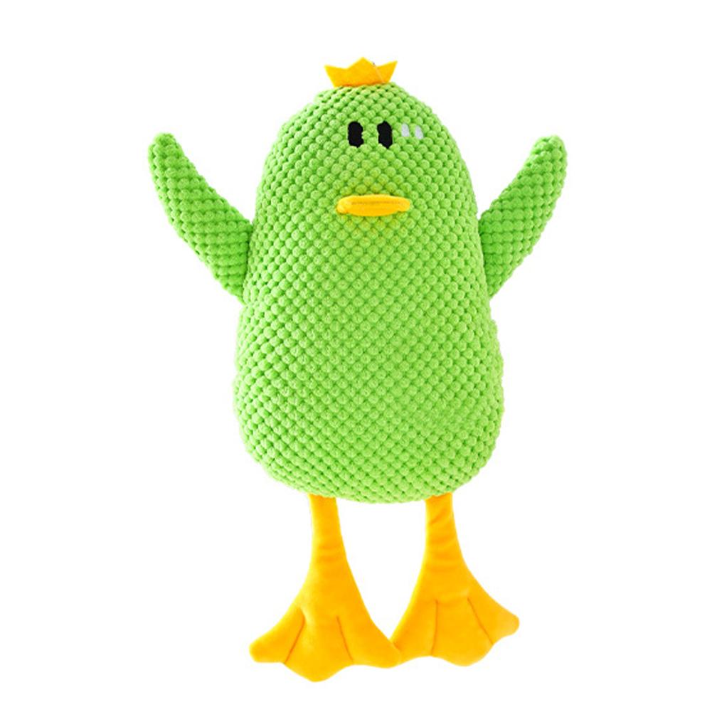 Dog Toy Plush Companion Sleeping Duck Bite Resistant Teeth Grinding Sound Relief Duck Sound Relieve Boredom Cat Pet Toy