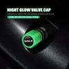 4PCS Car Luminous Tire Valve Cap Fluorescent Night Glowing Decor For Volkswagen VW Tiguan Scirocco Sagitar Magotan 4 5 6 7 MK4 xn9