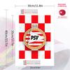 PSV Eindhoven Pattern  3pcs 100% Round Full Drill 5D DIY Diamond Painting Embroidery Cross Stitch Rhinestone Décor