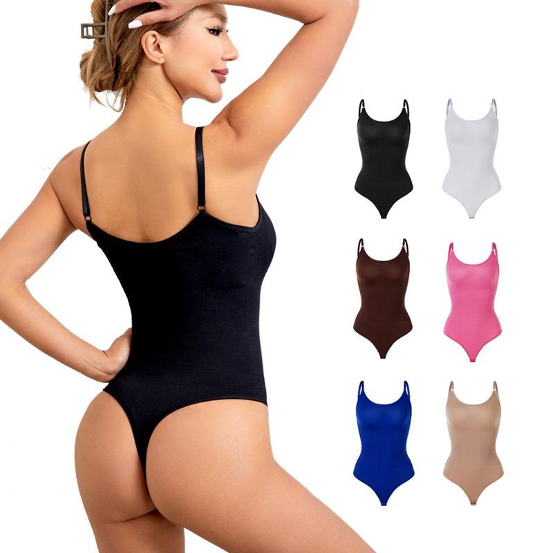 Seamless Shapewear Bodysuit Tummy Control Butt Lifting Plus Size Cami Shaper