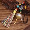 Chinese alloy six-character keychain pendant bag hanging metal accessories, barrel pendant gift pendant colorful