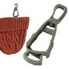 1pc Outdoor Gloves Clip Hanger Multi-purpose Anti-drop Hook Work Gloves Holder Water Bottle Keys Safety Clamp Camping Tools