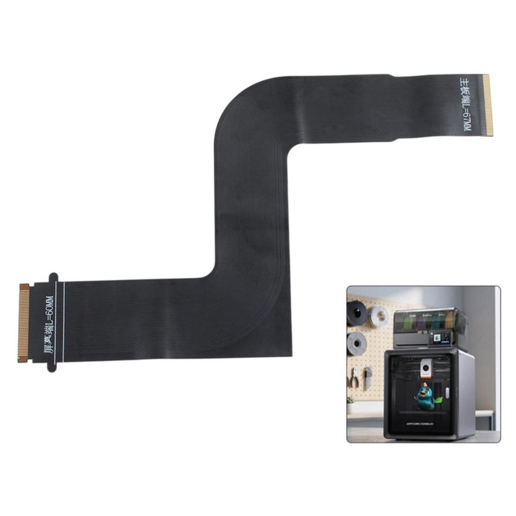 Display Connector Cable Replacement LShaped Ribbon Connect DirectFit Screen for