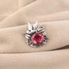 Pink Tourmaline Gemstone 925 Sterling Silver Precious Pendant 0.5" Women Jewelry For Love CP-43-4