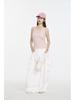 Spring 2026 Women's Tencel Lyocell Ribbed Spaghetti Strap U-Neck Vest Top