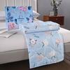 Summer Cool Gift Quilt Set: Washable Cotton Comforter & Thin Quilt
