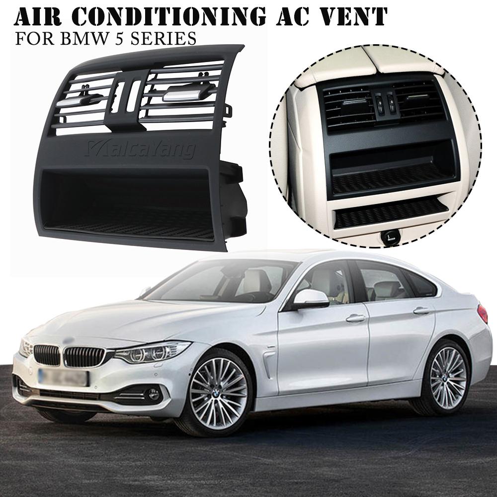 Malcayang New Black Rear AC Conditioning Air Vent Grill Center For BMW 5 Series F10 F11 2010-2016 64 22 9 172 167