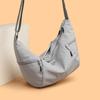 Women Nylon Crescent Bag Lightweight Casual Sling Bag Adjustable Strap Crossbody Bag for Daily Use Ladies' Shoulder Bun Casual Dumpling Bu