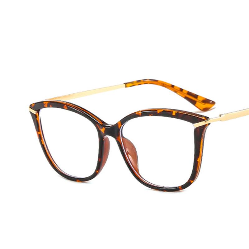 Fashion Myopia Glasses Frame Retro Brand Designer Cat Eye Optical Prescription Eyeglasses Women Computer Eyeglasses Girls