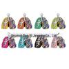 Acrylic Double-Sided Butterfly Pendant Earrings and Keychain Charm.
