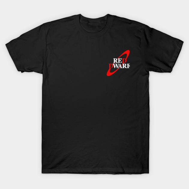 YSM Cotton Tshirt Heren Zwart Print T-shirt Red Dwarf Zakpositie Logo Geen-Knip Transferpapier Print Katoenen T-shirt 4XL zwart