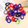 10Pcs Multipurpose Stretchable Wristband Keychain Spring Flexible Spiral Elastic Band Bracelet Key Holder Ring For Sauna Gym Outdoor Sports Hair Rings
