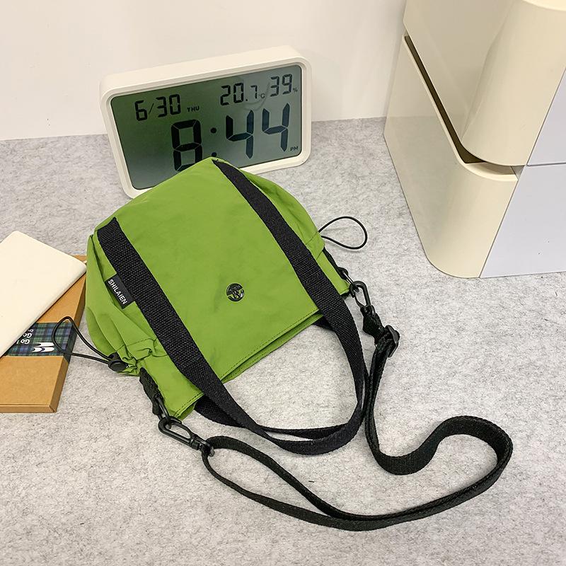 Crossbody bag women's shoulder bag simple commuter versatile tote bag casual canvas trendy sports mobile phone bag men