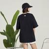New MLB Drop Shoulder Sleeve T-Shirt Unisex Black 3ATSQ0131-50BKS