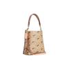 Coach Mollie Strawberry Print Monogram Bucket Bag Women Bags Brown CB602-IMOT4