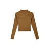 Zenvy Regular T Shirt Women's Light British Umber/White FN3023-281