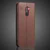 Magnetic Attraction Leather Case for Xiaomi POCOPHONE POCO F1 Holster Flip Cover Case Wallet Phone Bags Fundas Coque